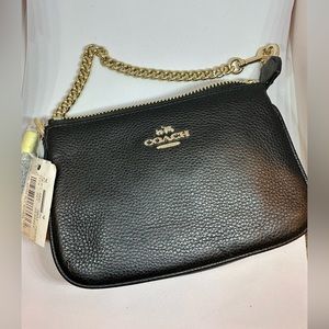 Black w/ Gold Chain -  Coach Nolita 15